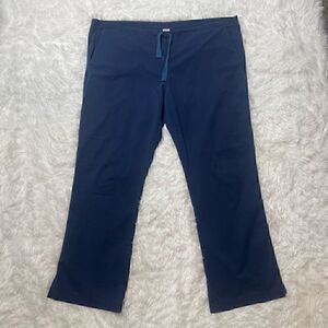 Figs Pants Mens Size XL Blue Scrubs Technical Collection Pockets Uniform